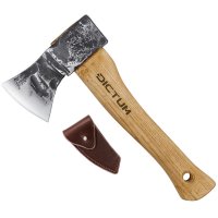 DICTUM Hand Hatchet, with Leather Sheath