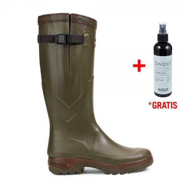 Aigle Gummistiefel PARCOURS 2 VARIO, Khaki, Größe 36