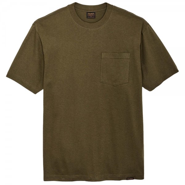 Filson Pioneer Solid One Pocket T-shirt, dark olive, Size S