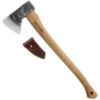 DICTUM Forest Axe, with Leather Sheath