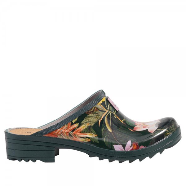 Aigle »Victorine Sabot Print, Kew Garden 2« Ladies Clogs, Size 35