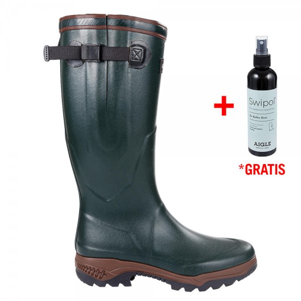 Aigle »Parcours 2 Iso« Rubber Boots, Bronze, Size 39