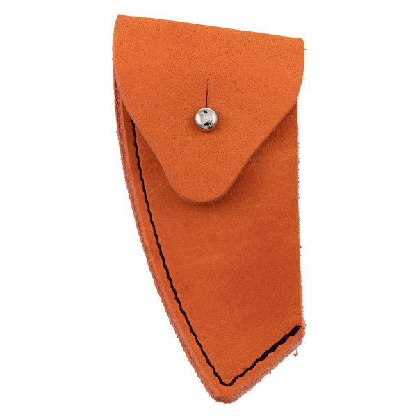 Leather Sheath for DICTUM »Forest Edition« Hatchet, Buffalo Leather, Orange
