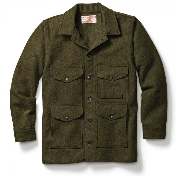 Filson Mackinaw Wool Cruiser, Forest Green, Größe L