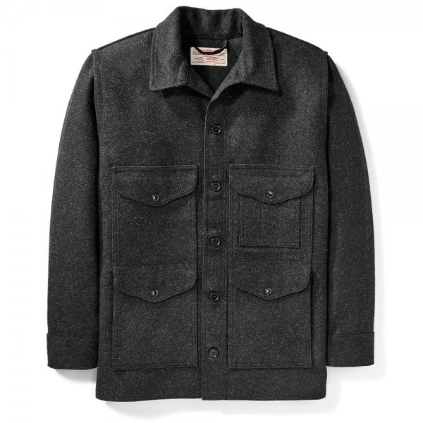 Filson Mackinaw Wool Cruiser, Charcoal, Size M