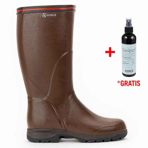 Aigle Gummistiefel TANCAR PRO ISO, braun, Größe 39