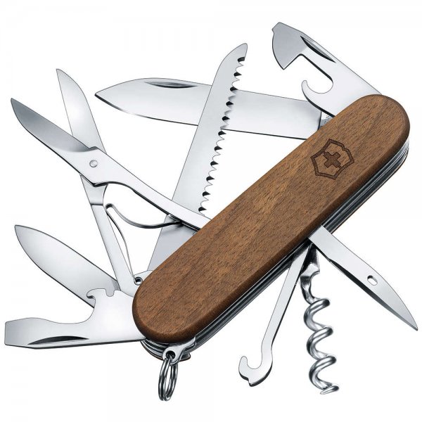 Victorinox Folding Knife, Huntsman Wood