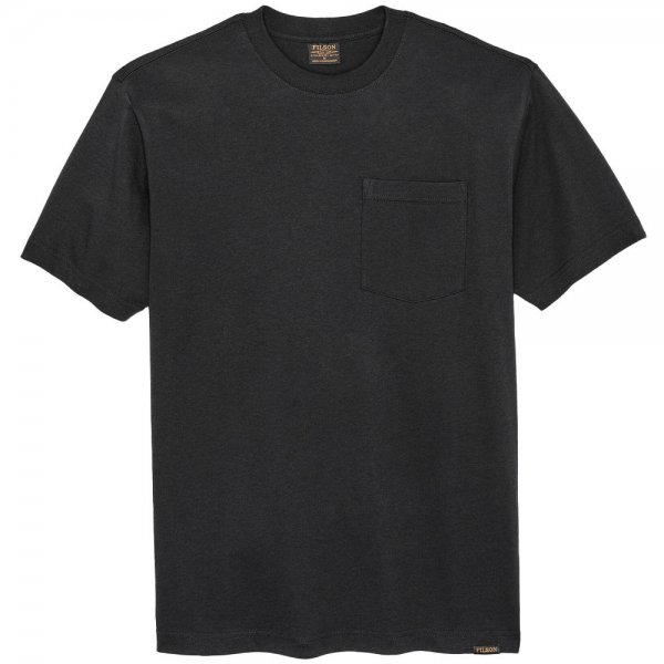 Filson Pioneer Solid One Pocket T-shirt, black, Größe S