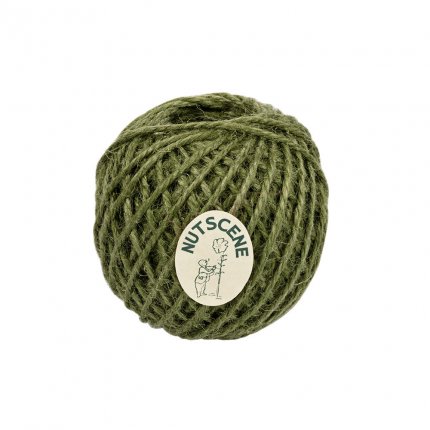 Nutscene »Twin Balls« Jutegarn, 40 m, grün