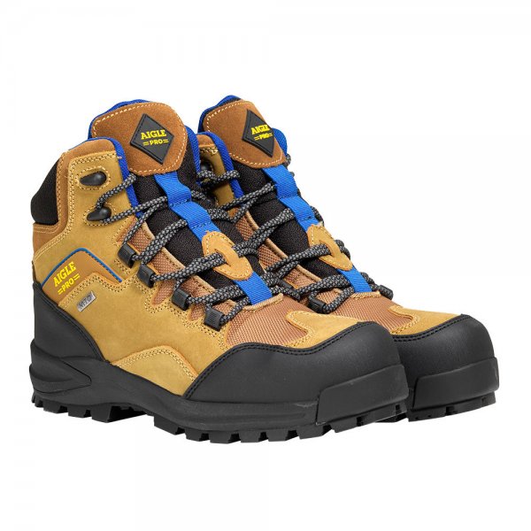 Aigle Sicherheitsschuh NASSIO EVO S3, camel, Größe 46