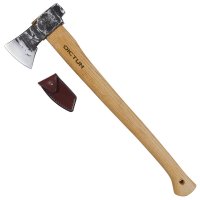 DICTUM Bushman Axe, with Leather Sheath