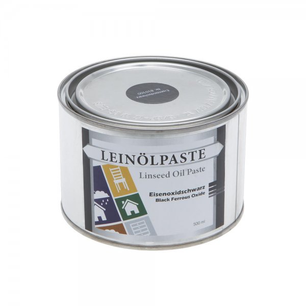 Leinölpaste Eisenoxidschwarz