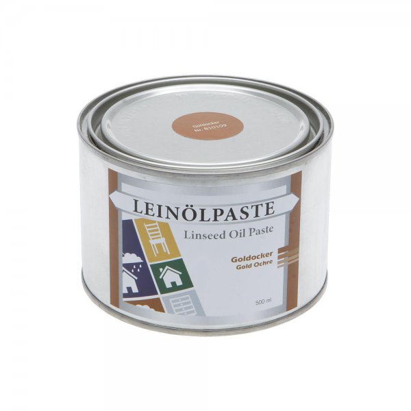 Leinölpaste Goldocker