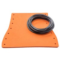 DICTUM Axt-Collar für Forstbeil »Forst Edition«, Büffelleder, orange