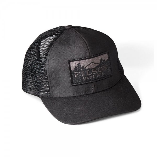 Filson Logger Mesh Cap, Black