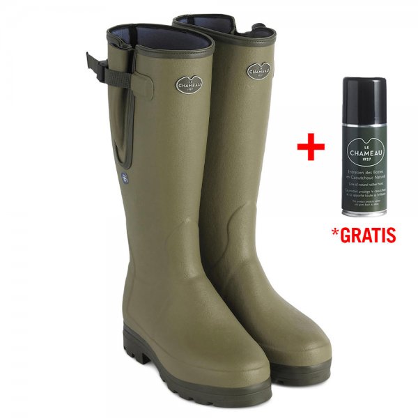Le Chameau Herren-Gummistiefel Vierzonord Plus, Neopren, Vert Vierzon, Größe 46