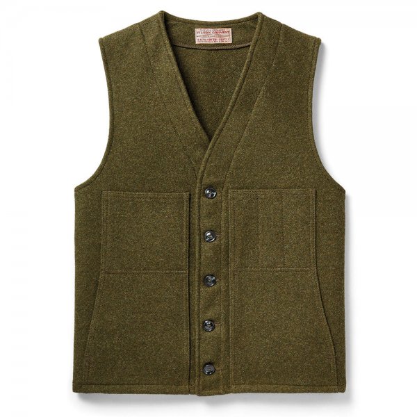 Filson Mackinaw Wool Vest, Forest Green, Größe M