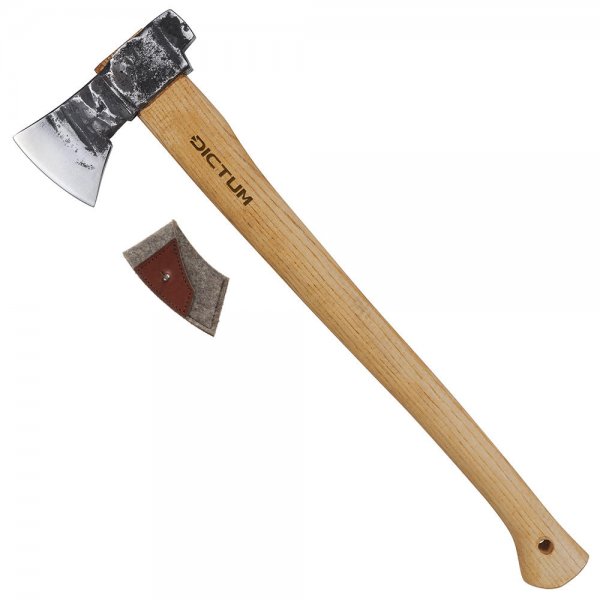 DICTUM Bushman Axe, with Felt Sheath