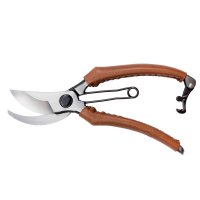 Hattori Pruning Shears with Leather Wrapping