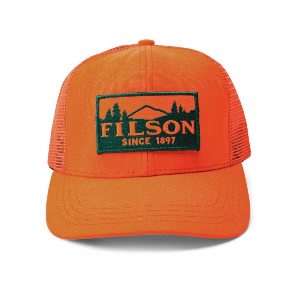 Filson Logger Mesh Cap, Blaze Orange