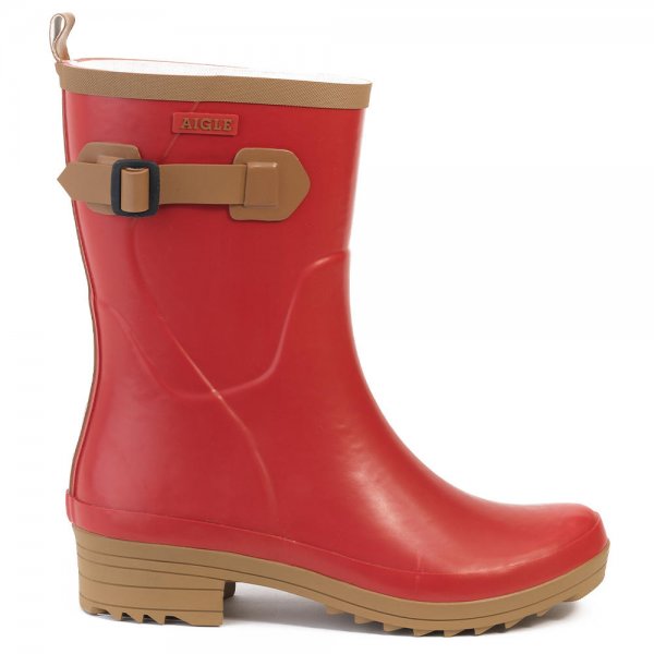 Aigle »Aigline Bottillon, Chili/N« Ladies' Rubber Boots, Size 39